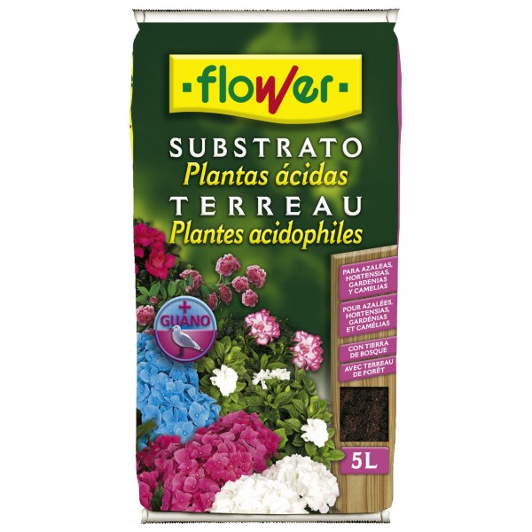 SUSTRATO PLANTAS ACIDAS 5L FLOWER