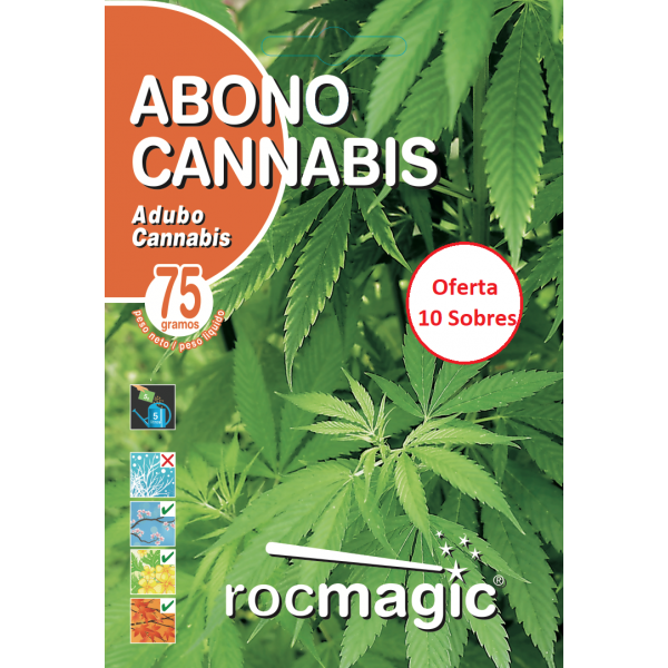 ABONO SOBRE CANNABIS 75GR PROMOCION 10UDs