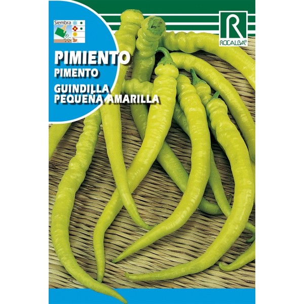 PIMIENTO GUINDILLA PEQUEÑA AMARILLA SEMILLA