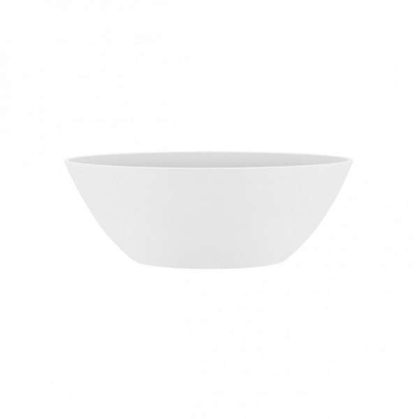 Brussels oval 36cm white