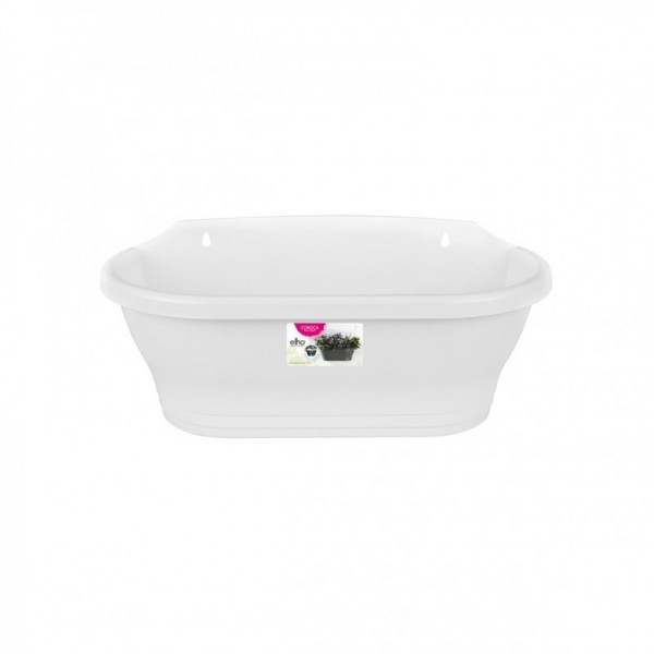 Corsica wall basket 39cm white