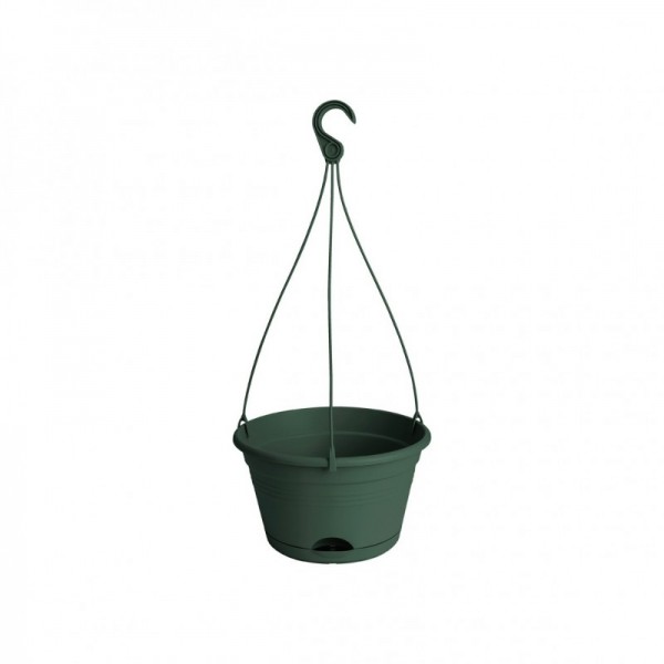 Green basics hanging basket 28cm leaf green