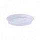 Green basics orchid saucer 14cm TRANSPARENT