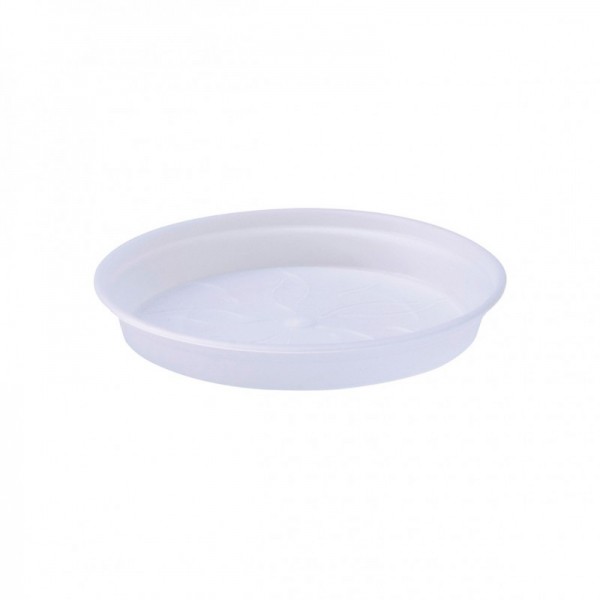 Green basics orchid saucer 14cm TRANSPARENT