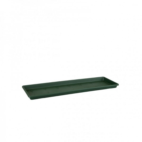 Green basics trough saucer 50cm leaf green